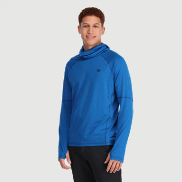 Outdoor Research Men's Alpine Onset Merino 150 Sudadera Con Capucha Azul Clásico