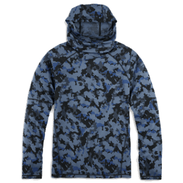 Outdoor Research Alpine Onset Merino 150 Sudadera Con Capucha Para Hombre Camo Azul Marino