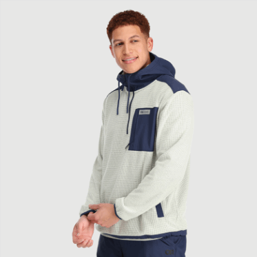 Outdoor Research Trail Mix Sudadera Con Capucha Para Hombre Arena/azul Marino