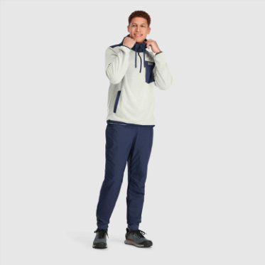 Outdoor Research Trail Mix Sudadera Con Capucha Para Hombre Arena/azul Marino