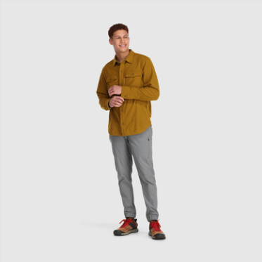 Outdoor Research Men's Trail Mix Camisa Chaqueta Tapenade