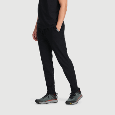 Joggers De Mezcla De Senderos Para Hombres De Investigación Al Aire Libre Negro