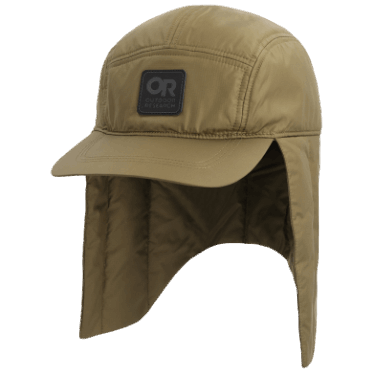 Gorra Negra Con Aislamiento De Frente Frío Para Investigación Al Aire Libre